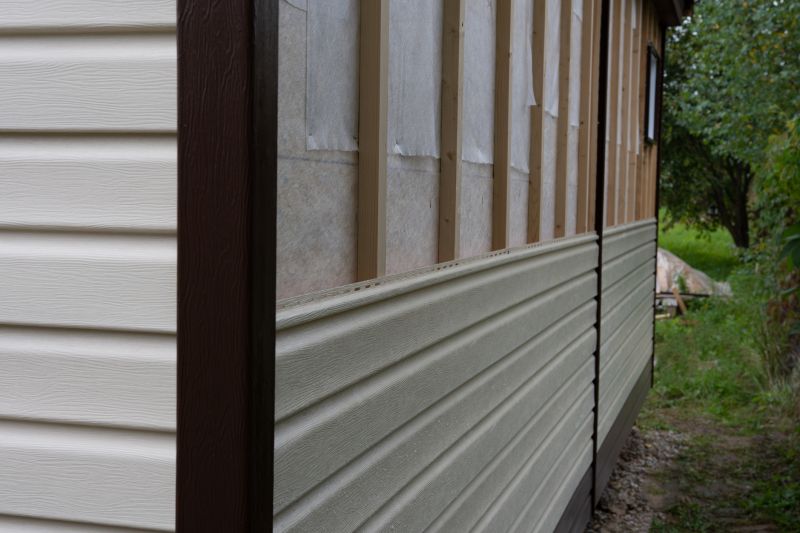 Repaired Lap Siding Sections